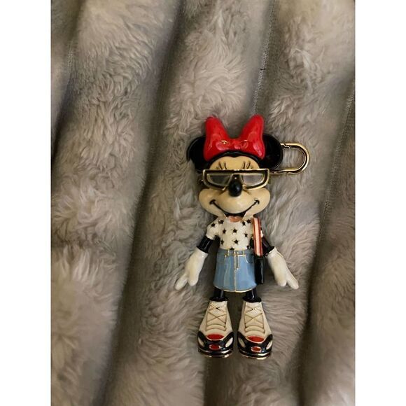 COPY - Baublebar disney bag charm/keychain minnie mouse fashionista bling - Picture 10 of 11